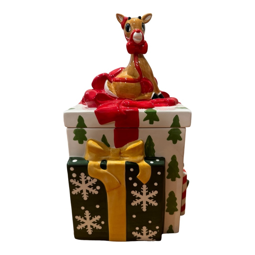 LENOX Vintage Rudolph the Red Nosed Reindeer Cookie Jar